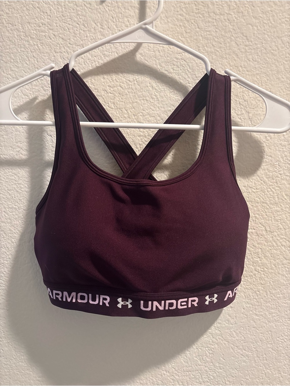 Under Armour | Sports Bra with Cross-Back Straps | Large